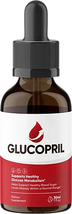 A bottle of GlucoPril